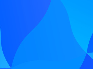 Light blue geometric background with wavy shapes, lines. Vector illustration. Dynamic motion style. Modern minimalist style 