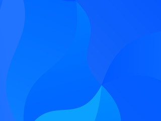 Light blue geometric background with wavy shapes, lines. Vector illustration. Dynamic motion style. Modern minimalist style 