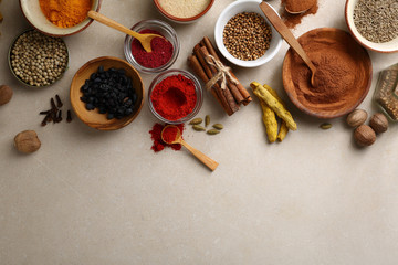 Various spice background
