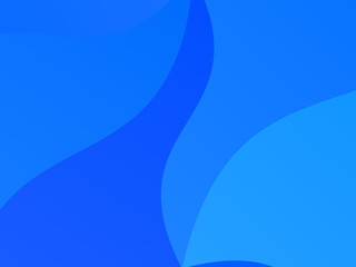 Light blue geometric background with wavy shapes, lines. Vector illustration. Dynamic motion style. Modern minimalist style 