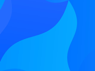 Light blue geometric background with wavy shapes, lines. Vector illustration. Dynamic motion style. Modern minimalist style 