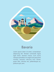 Bavaria. Vector illustration.