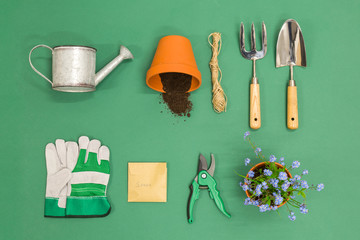 Gardening flat lay © RTimages