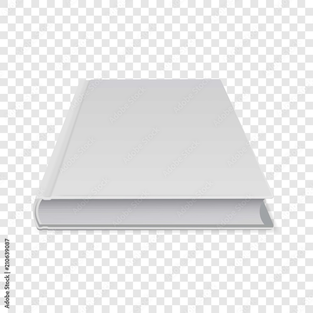Poster closed diary icon. realistic illustration of closed diary vector icon for web