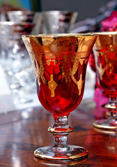 red wine glass