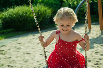 girl on the swing