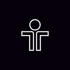 The arm is wide vector icon