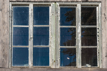 Altes Holzkastenfenster