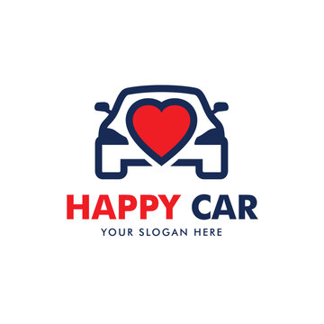 Happy Car Logo Design