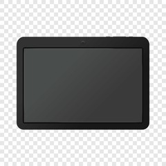 Modern portable touch pad device mockup. Realistic illustration of modern portable touch pad device vector mockup for web