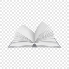 Opened dairy icon. Realistic illustration of opened dairy vector icon for web