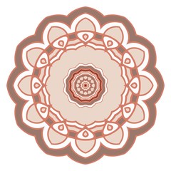 Ornamental circle pattern. Flower Mandala. Great vintage decorative elements. Hand drawn colorful vector background. for design.