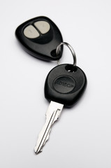 Car Key on a white background
