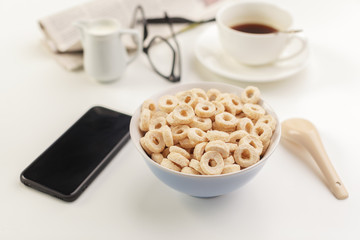 Bowl of healthy muesli