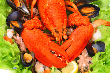 Fresh seafood
