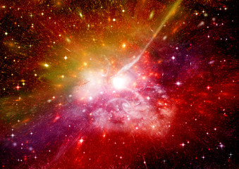 galaxy in a free space