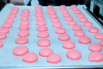 Production of macaron confectionery