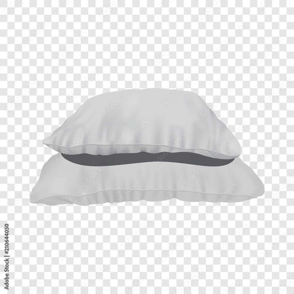 Aufkleber stack of pillows mockup. realistic illustration of stack of pillows vector mockup for web