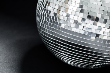 A Mirror disco ball
