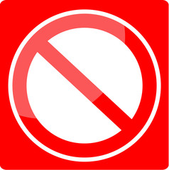 forbidden, red sign