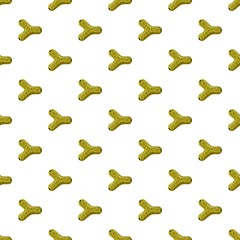 Bacteria or virus pattern seamless repeat in cartoon style vector illustration