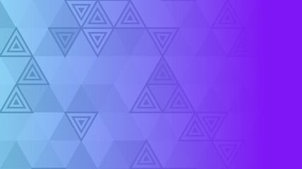 Modern abstract geometric triangular purple gradient background banner