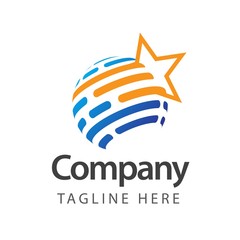 Star Company Logo Vector Template Design Illustration