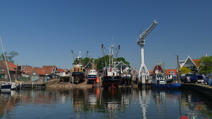 Porto di Urk in Olanda - obrazy, fototapety, plakaty