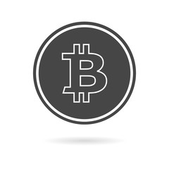 Bitcoin simple icon