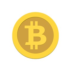 Bitcoin simple icon