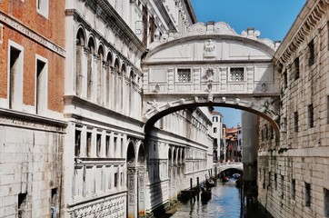 Fototapeta na wymiar Seufzerbrücke, Venedig