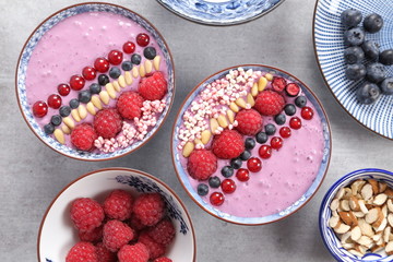 Blueberry smoothie.
