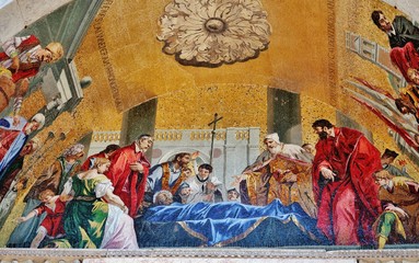Portal-Mosaik, Markusdom, Venedig