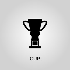 Cup icon.Cup symbol. Flat design. Stock - Vector illustration