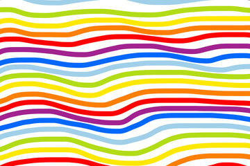 Rainbow waves background