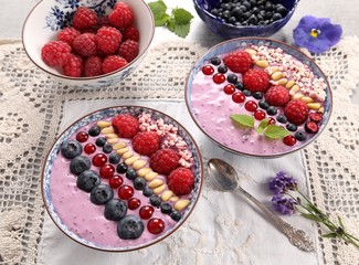 Smoothie bowls.