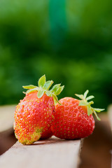 strawberry on a light background