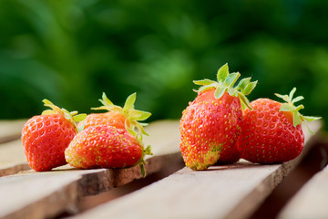strawberry on a light background