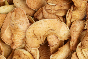 dried fruits are scattered as a background