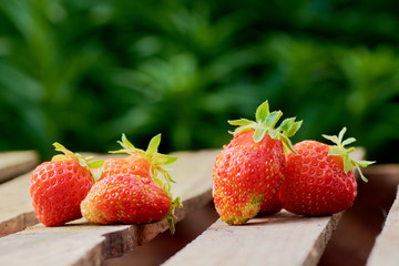 strawberry on a light background