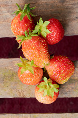strawberry on a light background