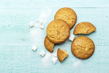cookie pile on the table