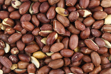 raw peanuts place for text