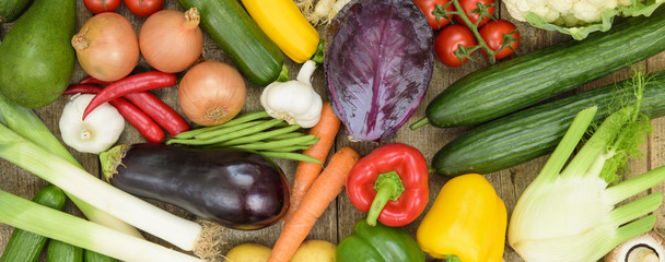 healthy vegetables from market