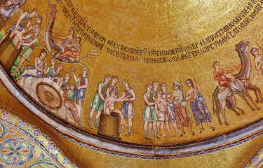 Biblisches Mosaik, Markusdom, Venedig