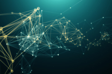 Abstract Network Connections in multi color