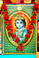 Portrait of Lord Krishna