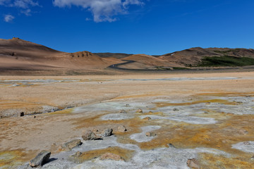 Landscape of Iceland, Námafjall , Mývatn , Hverarönd..