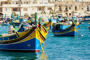 Fototapeta premium Traditional Maltese luzzu
