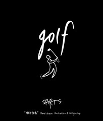 스포츠 포스터 / 손으로 그린 스포츠 그림